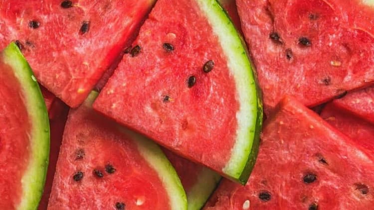 تصویر 1 از قیمت خرید هندوانه لبنانی + فروش ویژه